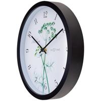 NeXtime NE-4315 Buitenklok Anethium 30.5 cm Zwart/Wit - thumbnail