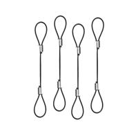 Lindy 40774 kabelslot Zwart 0,15 m - thumbnail