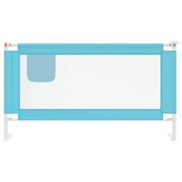 VidaXL Bedhekje peuter 150x25 cm stof blauw - thumbnail