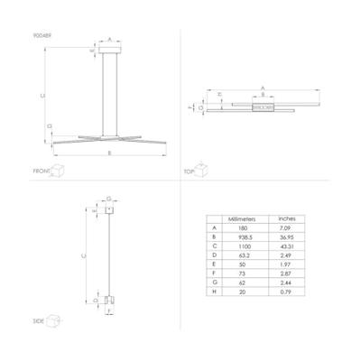 Eglo Moderne hanglampPanagria met led - 900489