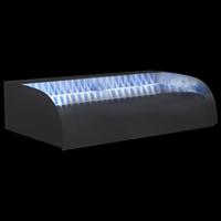 VidaXL Waterval met led&apos;s 60x34x14 cm roestvrij staal 304 - thumbnail