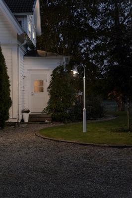 Staande buitenlamp Vega dimbaar inclusief paal 240cm hoogte E27 lichtbron 560-250