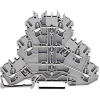 WAGO 2002-3203 Doorgangsklem 3-etages 5.20 mm Spanveer Toewijzing: L, L, N Grijs 1 stuk(s) - thumbnail