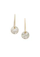 Skagen SKJ1582710 Oorhangers Agnethe staal-parelmoer goudkleurig-wit - thumbnail