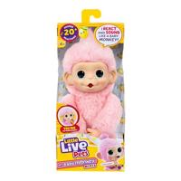 Pluche speelgoed - LITTLE LIVE PETS - Mijn mini-aapje - Roze - Geschikt voor kinderen vanaf 4 jaar - thumbnail