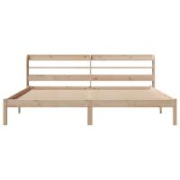 Bedframe zonder matras massief grenenhout 200x200 cm - thumbnail