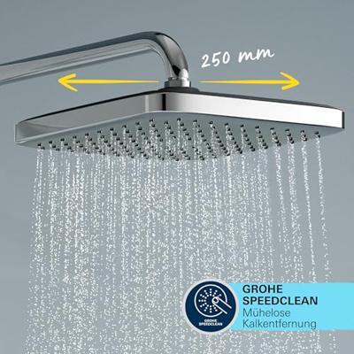 Douchekolom met handmatige omstelling - Waterbesparend - GROHE Vitalio Comfort 250 - Chroom - 26986001