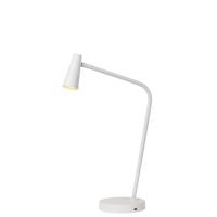 Lucide STIRLING - Oplaadbare Bureaulamp - Accu/Batterij - LED 3 StepDim - 1x3W 2700K - Wit - thumbnail