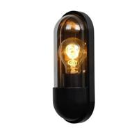 Lucide CAPSULE - Wandlamp Binnen/Buiten - 1xE27 - IP54 - Zwart - thumbnail