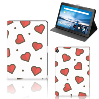 Lenovo Tablet M10 Tablet Hoes Hearts - thumbnail