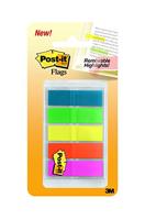 Post-it index translucent, ft 11,9 x 43,2 mm, houder met 20 tabs in 5 verschillende kleuren - thumbnail