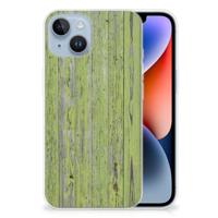 Apple iPhone 14 | Bumper Hoesje | Green Wood - thumbnail