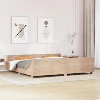 Bedframe zonder matras massief grenenhout 180x200 cm - thumbnail