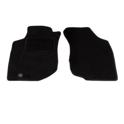 Automatten Voorzijde - zwart stof - Toyota Hilux 2004-2015