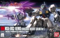 Gundam High Grade 1:144 Model Kit - MSA-003 Nemo Unicorn Desert Color - thumbnail