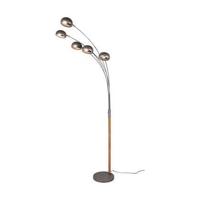 Vloerlamp Reality Dito 5x E14 Antiek Nikkel - thumbnail
