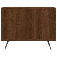 Salontafels 2 st 50x50x40 cm bewerkt hout bruin eikenkleur - thumbnail