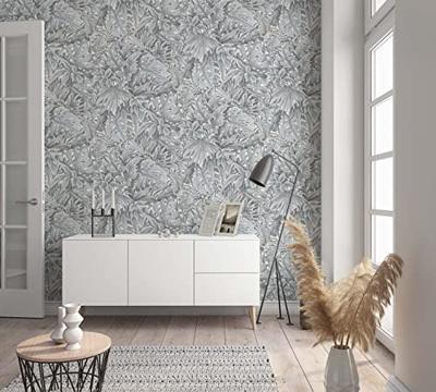 Noordwand Botanica Behang met grote bladeren 33306