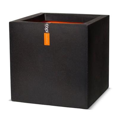Capi Pot Vierkant 40x40 cm - Zwart - thumbnail