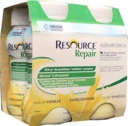 Resource Repair Vanille Fles 4x200ml