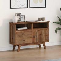 Dressoir met lade Naturel 100 x 30 x 68 cm Massief Teakhout - thumbnail