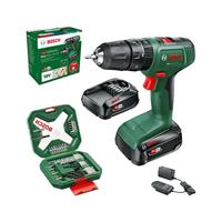 Bosch Groen EasyImpact 18V-40 | Accuklopboorschroevendraaier | 2 x 2.0 Ah accu + snellader + accessoires - 06039D8109 - thumbnail