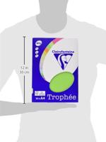 Grasgroen A4 papier 160 gram 50 vel Clairefontaine Trophée - thumbnail
