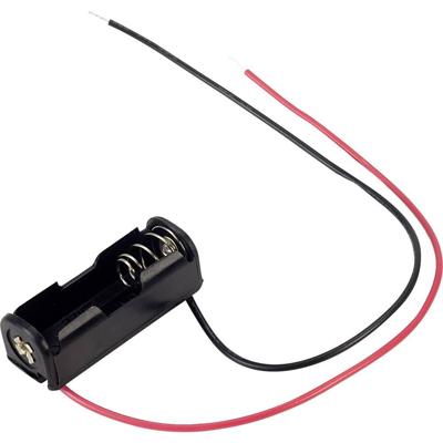TRU COMPONENTS BH-511-4A Batterijhouder Aantal cellen: 1 N (lady) Kabel