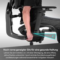 ThunderX3 TEGC-3076101.12 Gaming stoel Zwart - thumbnail