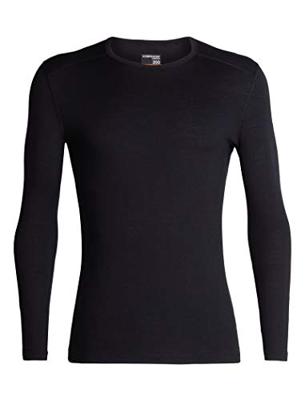 Icebreaker Merino 200 Oasis LS Crewe Thermoshirt Heren Black L