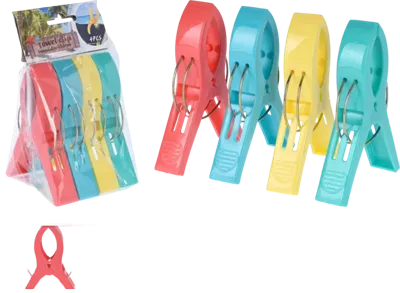 Koopman Handdoekklem 4 stuks