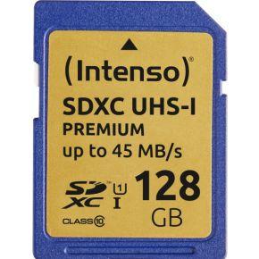 Intenso Premium SDXC-kaart 128 GB Class 10, UHS-I Intenso Premium SDXC-kaart 128 GB Class 10, UHS-I