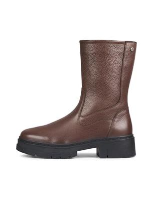 Bullboxer Boots Yasmin Bootie 537500E6L_DKBW Donker Bruin-40 maat 40