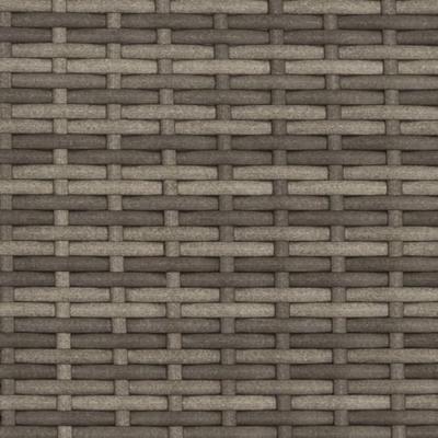 Tuinbank 2-zits met voetenbanken poly rattan grijs Tuinbank 2-zits met voetenbanken poly rattan grijs