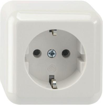 ELSO AP-stekkerdoos 385004 16A CONTURA zuiver wit Wandcontactdoos Contura Wit 1 stuk(s)