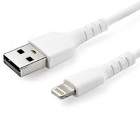 StarTech.com Premium USB-A naar Lightning Kabel 2m Wit - USB Type A naar Lightning Charge & Sync Oplaadkabel - Verstevigd met Aramide Vezels - Apple MFi Gecertificeerd - iPad Air iPhone12 (RUSBLTMM2M) - thumbnail