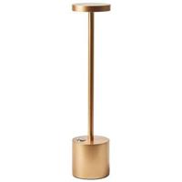 Beliani - LIZANDRO - Tafellamp - Goud - Aluminium|IJzer - thumbnail