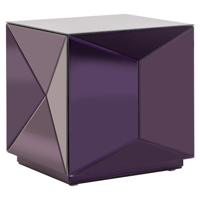 Richmond Bijzettafel 'Shifra' Spiegelglas, kleur Paars - thumbnail