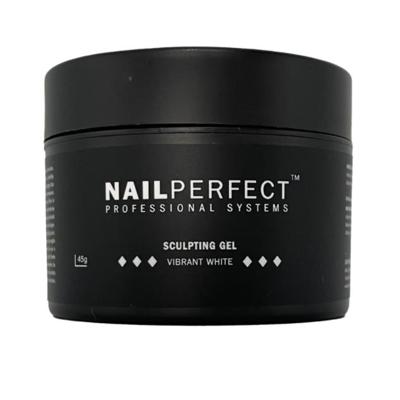 NailPerfect Gel LED/UV Sculpting Gel Vibrant White 45gr NailPerfect Gel LED/UV Sculpting Gel Vibrant White 45gr
