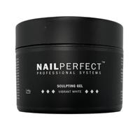 NailPerfect Gel LED/UV Sculpting Gel Vibrant White 45gr - thumbnail