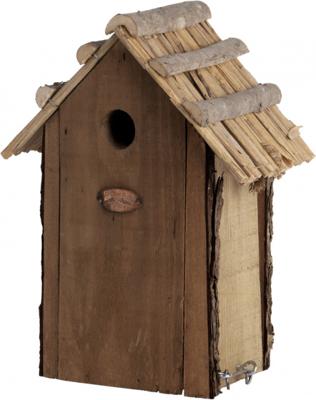 Koolmees nestkastje rieten dak / Esschert Design