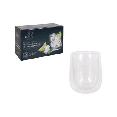 Glazenset Inde Santa Clara Borosilicaatglas 250 ml 2 Onderdelen