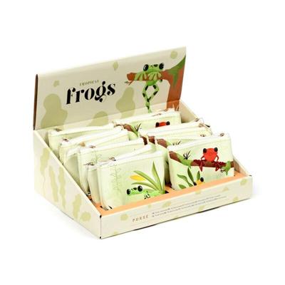 Tropische Kikkers PVC Portomonnee