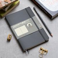 Leuchtturm Black, Softcover, Paperback (B6+), 123 p., plain - thumbnail