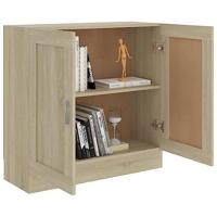 VidaXL Boekenkast 82,5x30,5x80 cm bewerkt hout sonoma eikenkleurig - thumbnail