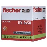 Fischer universeelplug UX 6x50L Fischer universeelplug UX 6x50L