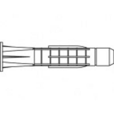 TOOLCRAFT TO-5455122 Plug 51 mm 100 stuk(s)