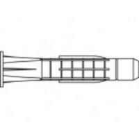 TOOLCRAFT TO-5455122 Plug 51 mm 100 stuk(s) - thumbnail