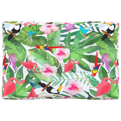 VidaXL Palletkussen 120x80x12 cm stof meerkleurig