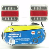 Trailergear verlichtingsset + magneet led 12 m. 7-polig - thumbnail